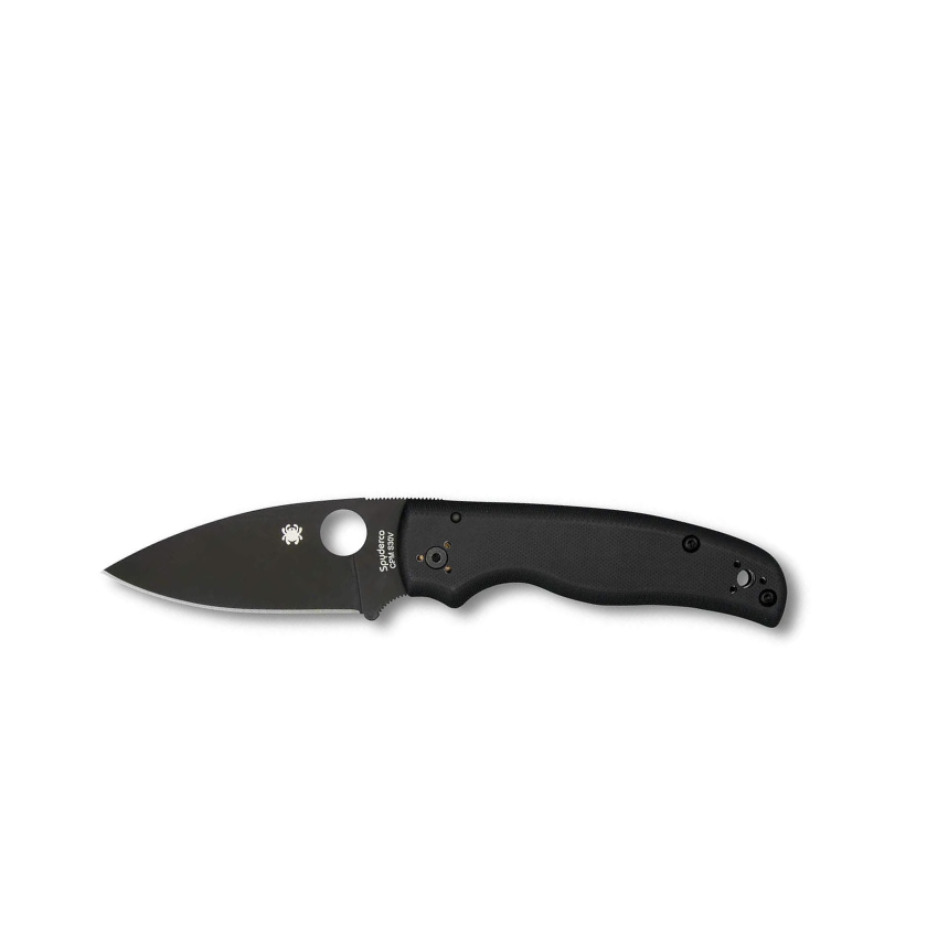 Spyderco Shaman Knife with 3.58" CPM S30V Black Steel Blade and Black G-10 Handle C229GPBK