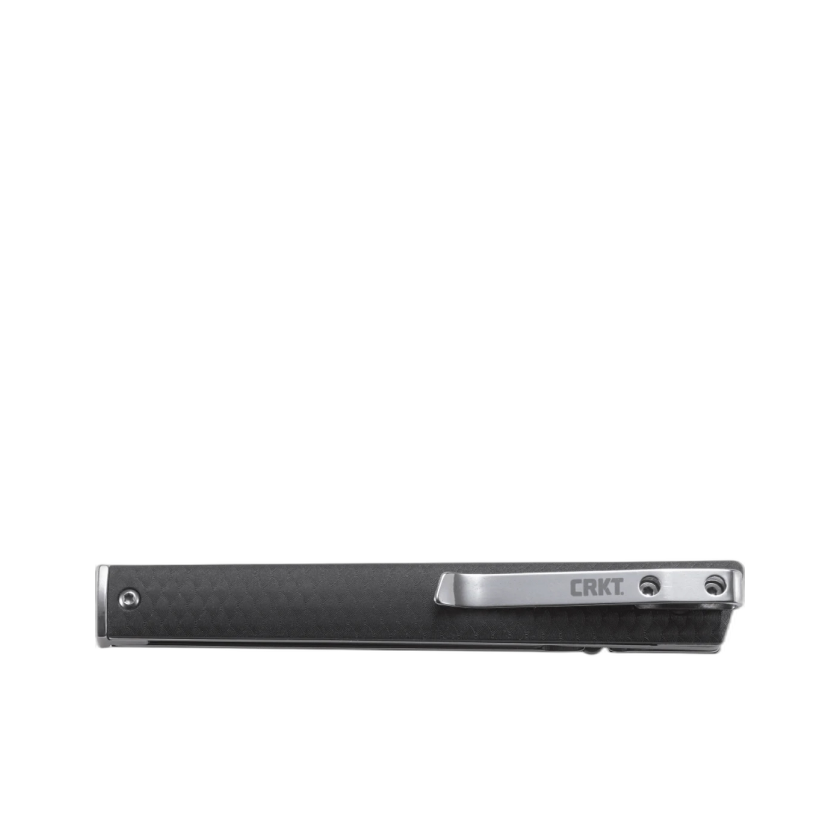 CRKT CEO Thumbstud Folding Pocket Knife 3.1" Black 8Cr13MoV Steel Glass-Reinforced Nylon Handle