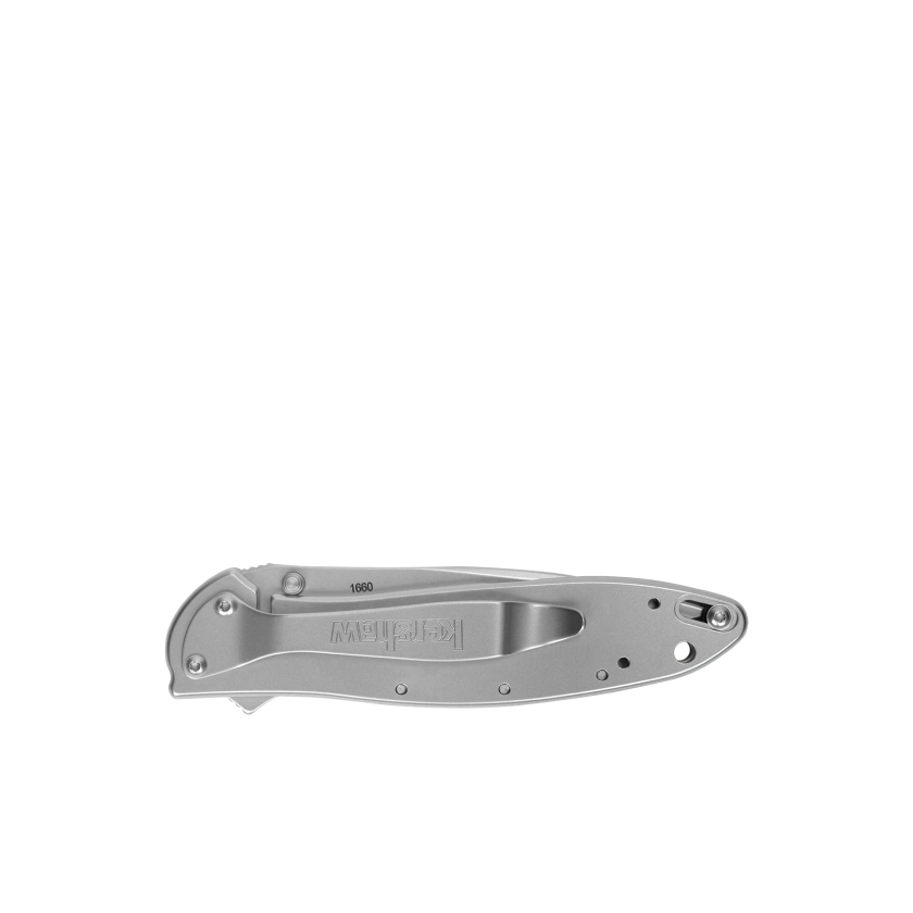 Kershaw Leek Pocket Knife 3" 14C28N Stainless Steel Drop Point Blade