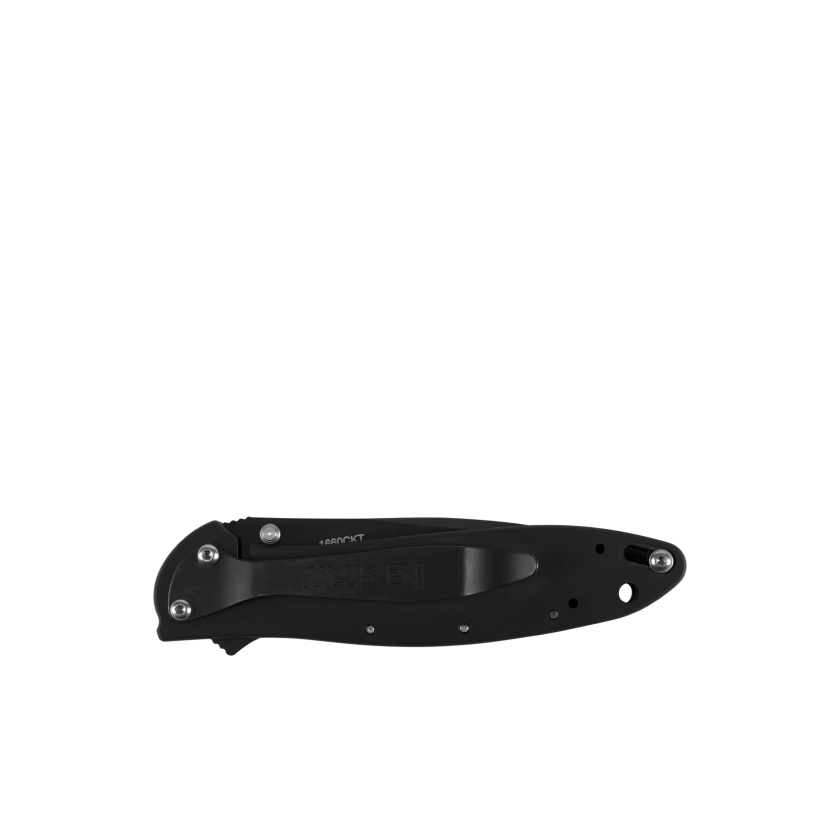 Kershaw Leek Pocket Knife Black 3" 14C28N Stainless Steel Drop Point Blade