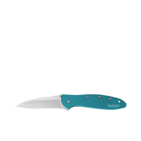 Kershaw Leek Pocket Knife Teal 3" 14C28N Stainless Steel Drop Point Blade